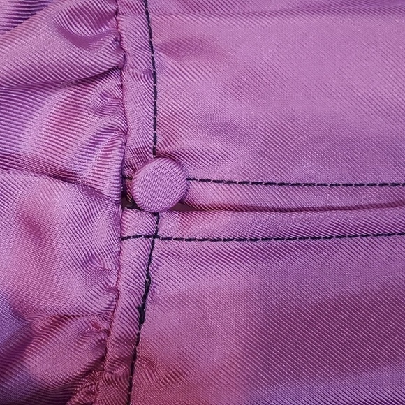 J Crew Collection Silk Twill Top Purple Navy - Picture 14 of 15